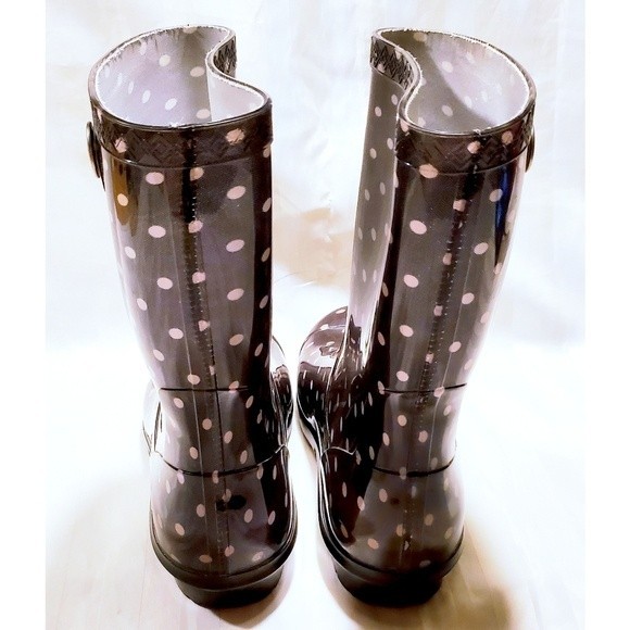 UGG Sienna Polka Dot Design Purple Rain Boots Sz 9 - Picture 5 of 9